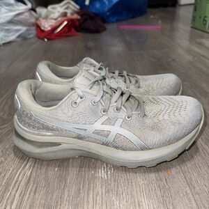 Asics Womens Gel-Cumulus 26 1012B599 White Running Shoes Sneakers Size 7.5